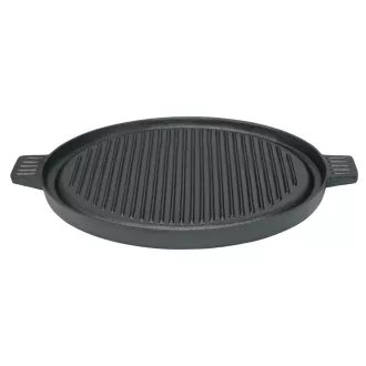 Grilldepot – dvostranska litoželezna žar plošča 35 cm