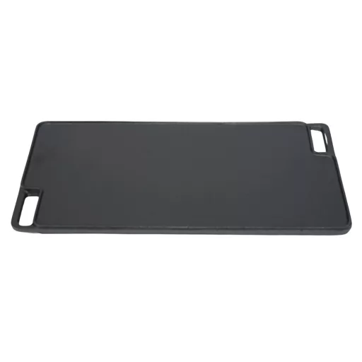 Grilldepot – dvostranska litoželezna žar plošča 46 × 26 cm