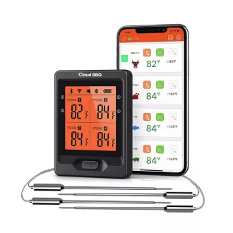   Cloud BBQ – digitalni Bluetooth termometer za notranjo temperaturo (4 sonde)