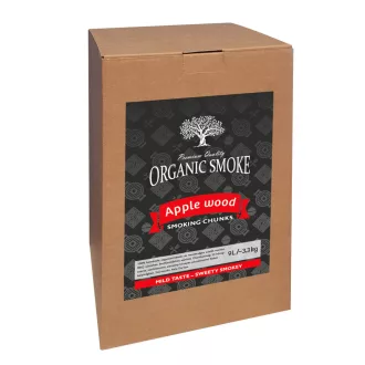   Organic Smoke – dimni kosi iz jabolčnega lesa veliko pakiranje (9 L / 3,3 kg)