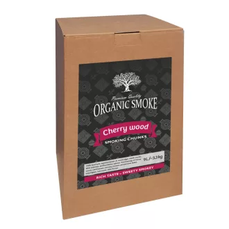   Organic Smoke – dimni kosi iz češnjevega lesa veliko pakiranje (9 L / 3,3 kg)